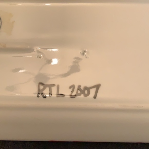 UNION PACIFIC HOLIDAY DISH SIGNED RTL 2007 "Merry Christmas" Rectangular - Picture 3 of 6